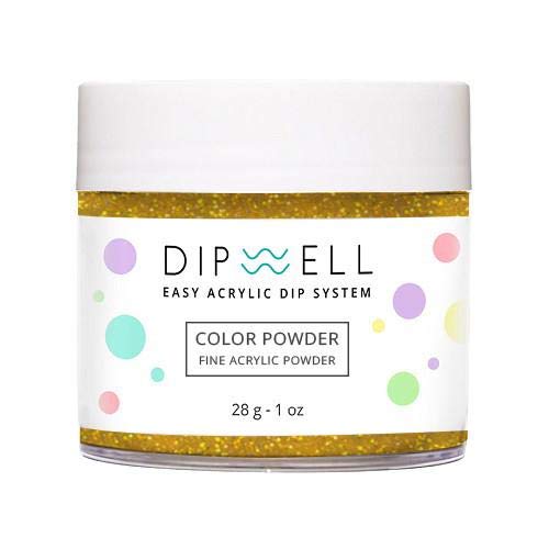Nail DIP Powder, Glitter Color Collection, Dipping Acrylic For Any Kit or System by DipWell (GL - 12)
