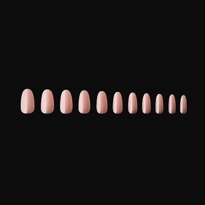 Apres Neutrals Gel-X Margot Box Of Press On Nails, 11 Sizes 00-9, Soft Gel Nail Tip Box (150pcs) (Natural Round Medium, 150)