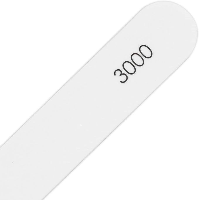 Magic Shiner Professional Nail File - 3000 Grit Ultra Fine Buffer, 20 Pcs Bulk Pack - Salon Quality Polishing Tool for Mirror Glass Shine on Natural Nails