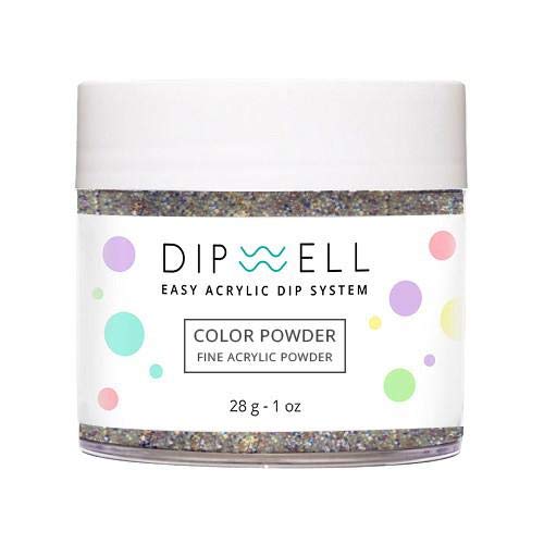 Nail DIP Powder, Glitter Color Collection, Dipping Acrylic For Any Kit or System by DipWell (GL - 16)