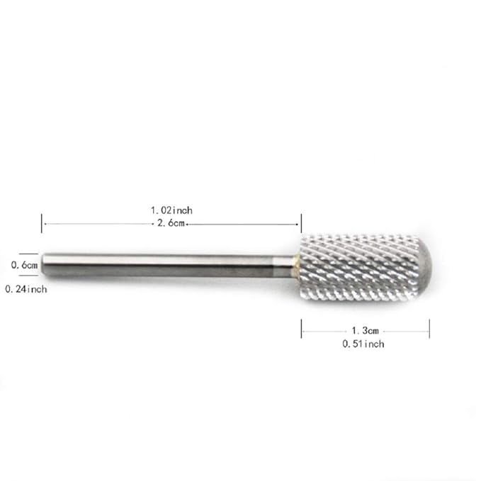 3 pcs Round Head Alloy Nail Drill Bits Manicure Drilling with 1 pcs Nail Drill Bit Storage Box For Electric Nail Drill Manicure Machine Nail Gel Polish Removal Nail Accessories Tool (Set)