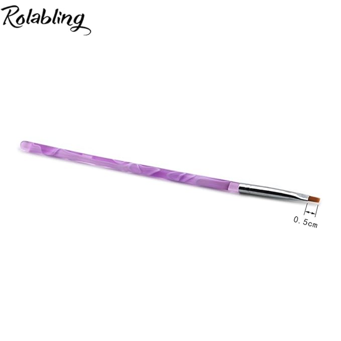 6pcs Spiral Nail Brushes Nail Art Painting Drawing Pen Brush Tips Tools Set