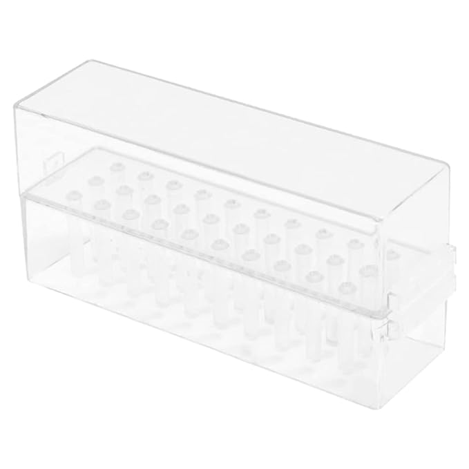 Sturdy Nail Drill Bits Box 30 Hole Storage Case Grinding Head Holder Manicure Tool Display