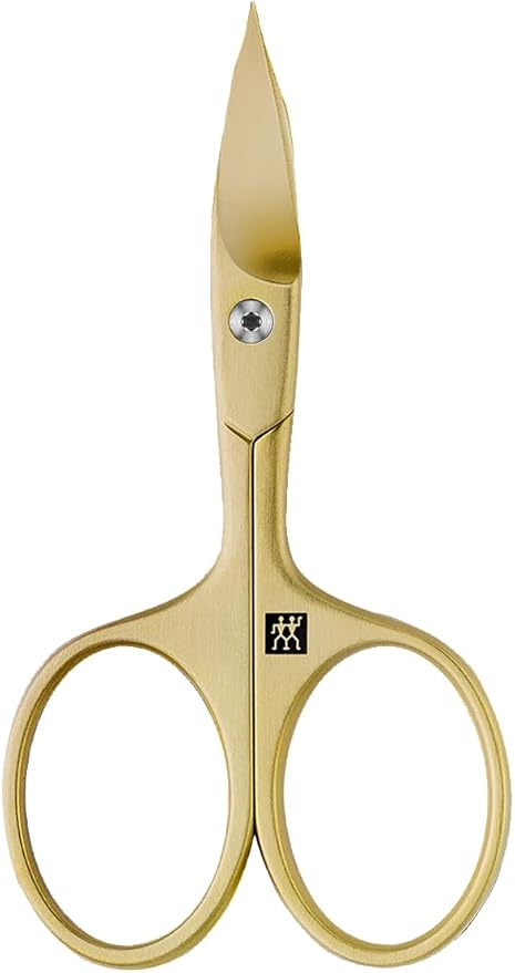 ZWILLING Beauty TWINOX 4-pc Gold Manicure Set with Black Leather Case, Care for hands and feet with nail clippers