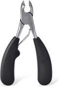 Podiatrist Toenail Clippers, Professional Thick & Ingrown Toe Nail Clippers for Seniors & Men, Pedicure Clippers Toenail Cutters & Super Sharp Curved Blade Grooming Tool