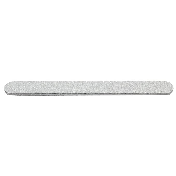ForPro Zebra Foam Board, 120/180 Grit, Double-Sided Manicure Nail File, 7” L x .75” W 50-Count