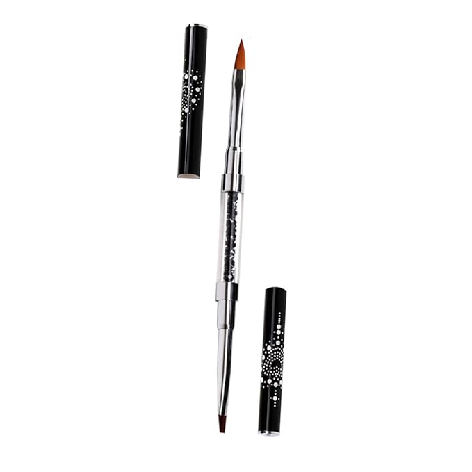 Nail Art Pen Set 3pcs Portable Nail Art Brush Long Handle Manicure Brush for Home Professional Use