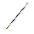 Young Nails YNI Finesse Pro Acrylic Sculptor - Standard Size 9 Oval Brush w/ Built-In Brush Cover, Natural Hair, Ideal for Acrylic Nail Application, Acrylic Fills, Acrylic Nail Extensions, Nail Art