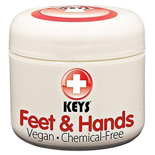Keys Feet & Hands Chemical-Free, Gluten Free, Vegan Alternative Naturals – Super Hydrating, Soothing, Relaxing Treatment for Chapped, Cracked, Dry Skin with Pure Organic Jellied Avocado, 2 ounces