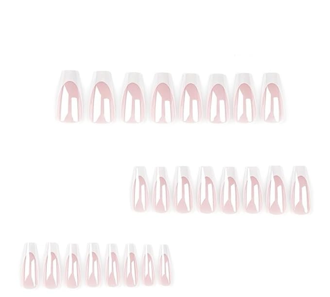press on nails Aurora White French Nail Wearers | Classic meets Magic, Premium Narrative Poem at Fingertips