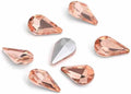 200Pcs Water Drop Nail Rhinestones Fancy Rhinestones Water Drop Nail Crystal Jewelry Making Rhinestones Suitable for DIY Crafts and Nail Art（Water Red）