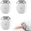 Electric Automatic Nail Clipper & Grinder: Rechargeable Fingernail Trimmer with LED Light - 3-Speed Quiet Nail Care Tool for Adults, Seniors & Babies (3 pcs)