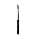 100% pure Kolinsky Round Head Acrylic nail art brush black metal handle for Professional Manicure DIY Home Salon（#12#14#16#18） (#14)