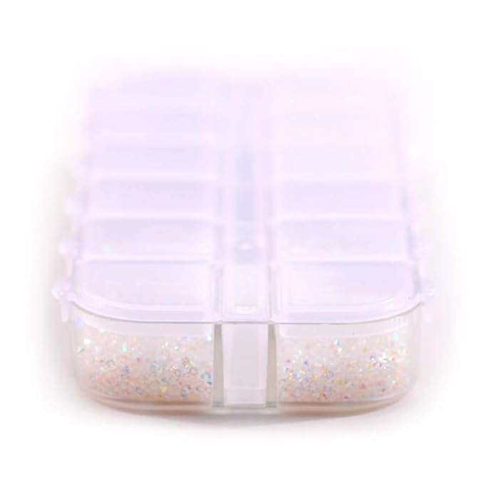 17280Pcs Micro Crystal Strass Glass Nail Art Rhinestones 1.1MM Mini Diamond Manicure DIY Accessories (AB)