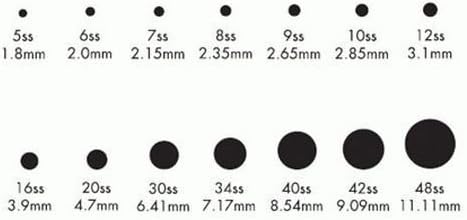 SAPPHIRE (206) blue 144 pcs Swarovski 2058/2088 Crystal Flatbacks blue rhinestones nail art mixed with Sizes ss5, ss7, ss9, ss12, ss16, ss20, ss30