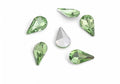 200Pcs Water Drop Nail Rhinestones Fancy Rhinestones Water Drop Nail Crystal Jewelry Making Rhinestones Suitable for DIY Crafts and Nail Art（Light Green）