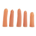 5Pcs Silicone Practice Fingers,Fake Nail Training Finger Soft Realistic Joint Nail Practice Fingers Manicure False Fingers for Hand Nail Art Training Display Tools