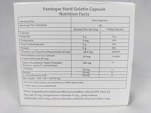 Pantogar (Pantovigar Specific Treatment for Hair and Nails - 90 Cap