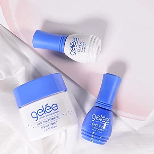 LeChat - Gelee Powder Gel Nail System Professional Kit - Easy to Apply - Curable with UV or LED Lamp - Soak-Off Capability - Odorless - Designed for Professional Use