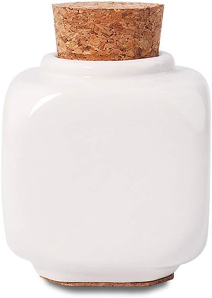 Porcelain Material Nail Art Acrylic Glass Dappen Dish Powder Liquid Bowl Holder Container With Soft Wooden Lid Nail Art Accessories (white)