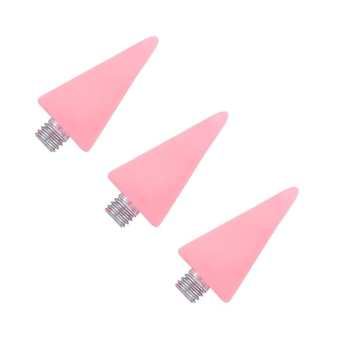 Minkissy 3pcs Nail Rhinestones Picker Wax Tips Wax Replacement Head for Dual Ended Wax Nail Rhinestones Picker Pencil Dotting Pen Studs Picker