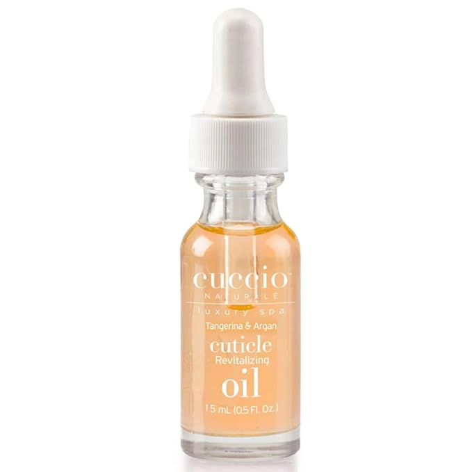 Cuccio Naturale Revitalizing Cuticle Oil – Tangerina & Argan (0.50 oz) – Hydrating Nourishing Treatment for Dry, Brittle Cuticles, Vitamin-Enriched, Fast-Absorbing, Non-Greasy Formula