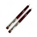 Vanfa Detailing Nail Art French Brush With Doting Tool Size #14 (Pack of 2)