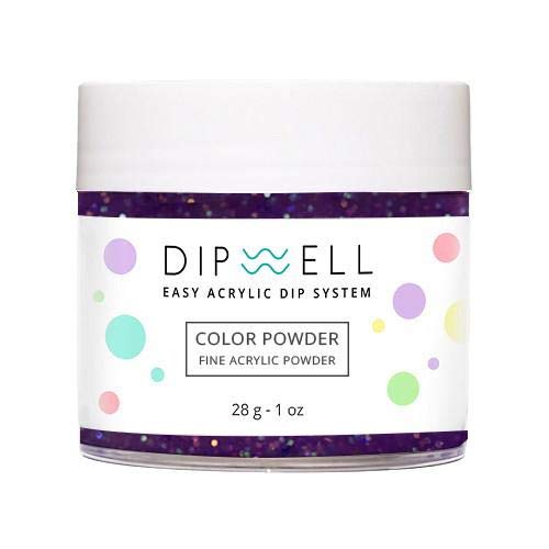 Nail DIP Powder, Glitter Color Collection, Dipping Acrylic For Any Kit or System by DipWell (GL - 40)