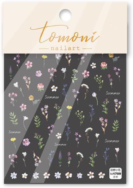 Nail Stickers, 3 Sheets 5D Embossed Art Decals, Self-Adhesive Sticker Charms for Manicure Pedicure, Butterfly Floral, Multicolor