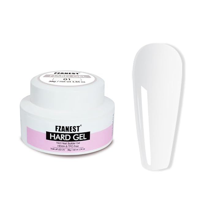 FZANEST Builder Gel Hema-free Tpo-Free Clear Hard Gel For Nails Extension Sculpting Overlay UV Led Soak Off #01