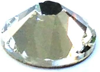 Crystal (001) Clear Austrian 2058 XILION 6ss 2mm Tiny Flatback No-Hotfix Rhinestones ss6 Nail Art 144 pcs (1 Gross) Made in Austria crystal-wholesale