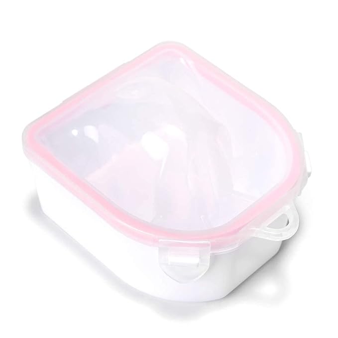 2 PCS Nail Soaking Bowl Nail Soak Off Bowl Acrylic Nail Remover Tool Acetone Nail Polish Remover Bowl Nail Soaker Tray Manicure Tool