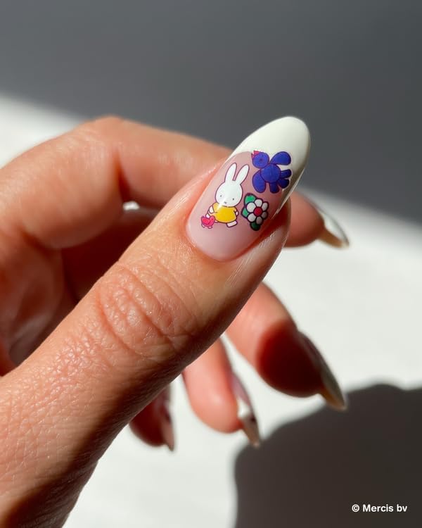 Deco Beauty Miffy at The Farm-Super Thin & Easy-to-Apply Nail Art with the Cutest Designs-Durable & Long-Lasting Nail Art Stickers and Decals for Women, for DIY At-Home Manicures & Salon-Quality Nails