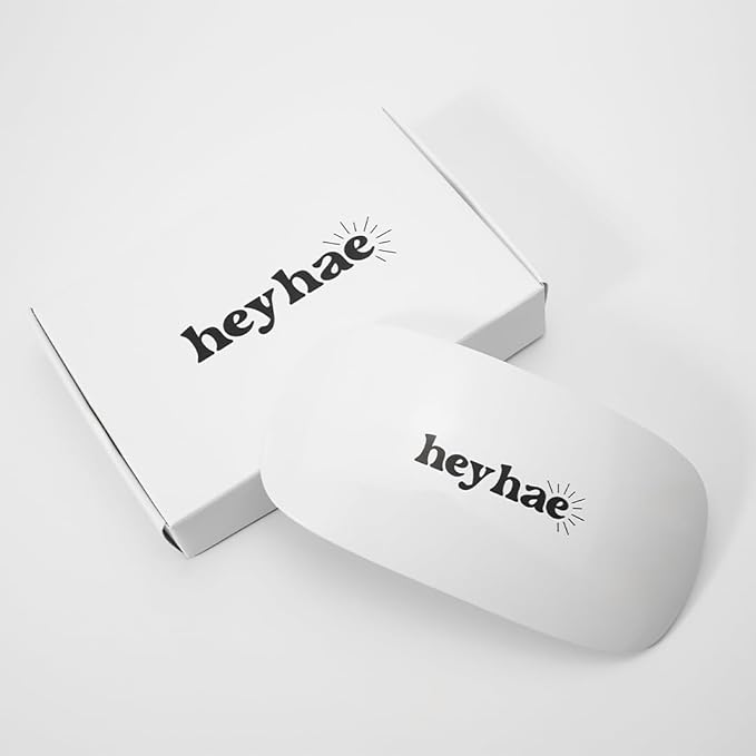 Heyhae LED Lamp for Semi Cured Gel Nail Strips and Top Gel Cure - 6W Portable Lightweight UV Light