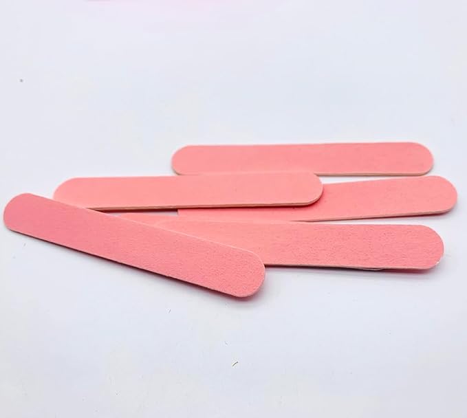 100 Set Press On Nail Tool Kit, Including 100pcs Mini Nail Buffer, 100pcs Nail File, 100pcs Nail Stick, 100pcs OPP Bag, Disposable Manicure Kit for Nail Salon Home