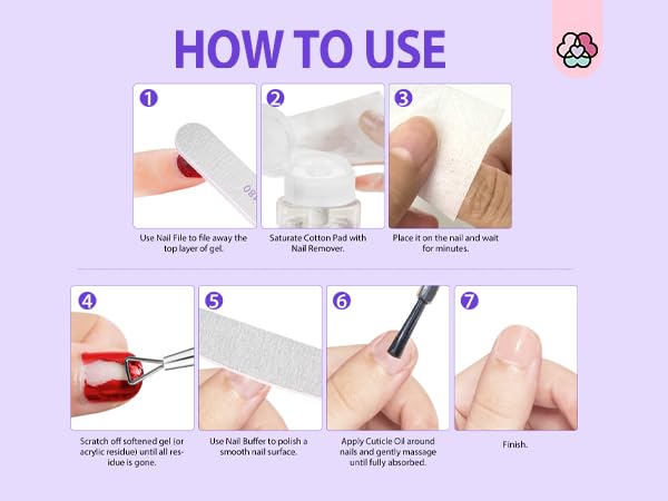SAVILAND Nail Polish Remover Kit: Gel Polish Remover Effective Removal Gel Polish Remover for Nails with Cuticle Oil 10 Pcs Nail Clips for Gel Removal Expert Level Home Salon Use 8.45 FL Oz