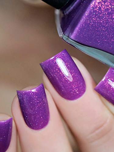 ILNP Paisley - Dark Magenta Holographic Shimmer Nail Polish