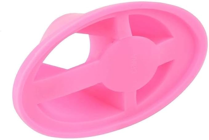 2Pcs Pink Nail Polish Bottle Holder Soft Rubber Anti-Spill Nail Polish Stand Display Manicure Tools