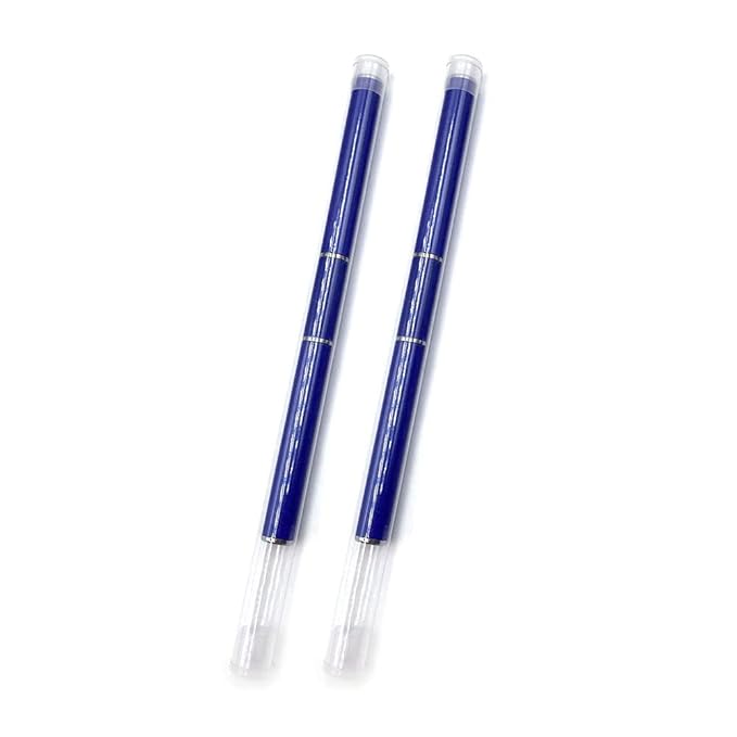 2 Pack of Polygel Brush and Picker Dual-Ended 2 IN 1 Design Stainless Steel Gel Nail Brush Polygel Slice Tool for PolyGel UV Gel Acrylic Nails Extension Quick Building Gel(Blue)