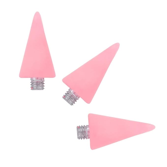 Minkissy 3pcs Nail Rhinestones Picker Wax Tips Wax Replacement Head for Dual Ended Wax Nail Rhinestones Picker Pencil Dotting Pen Studs Picker