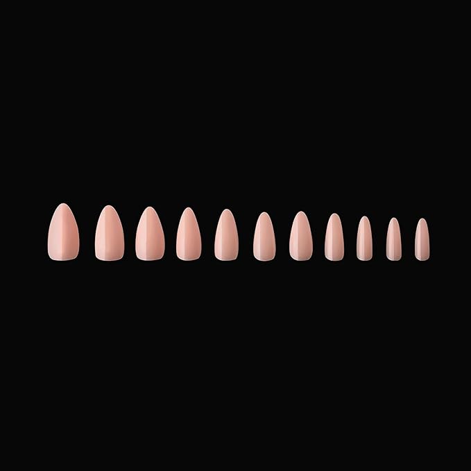 Apres Neutrals Gel-X Margot Box Of Press On Nails, 11 Sizes 00-9, Soft Gel Nail Tip Box (150pcs) (Natural Stiletto Short, 150)