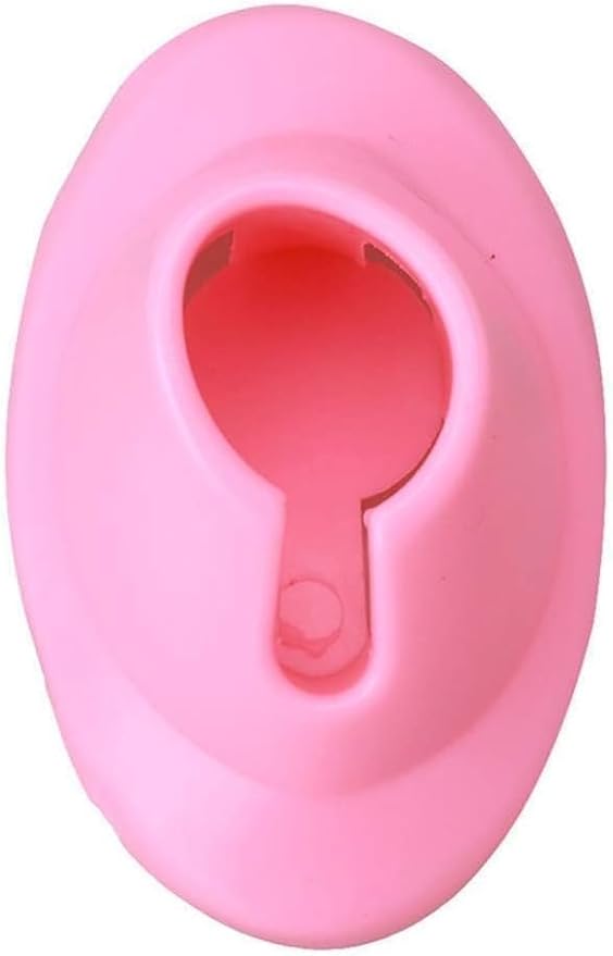 2Pcs Pink Nail Polish Bottle Holder Soft Rubber Anti-Spill Nail Polish Stand Display Manicure Tools