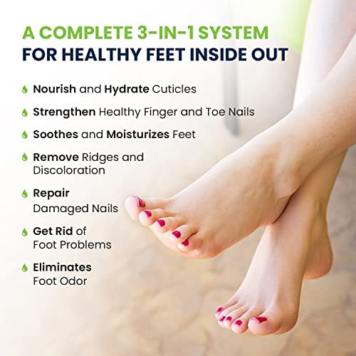 Toenail Fungus Treatment Extra Strength - for fingernails, nail repair, toenail softener, yellow toenail treatment, ingrown nail and foot fungus treatment extra strength