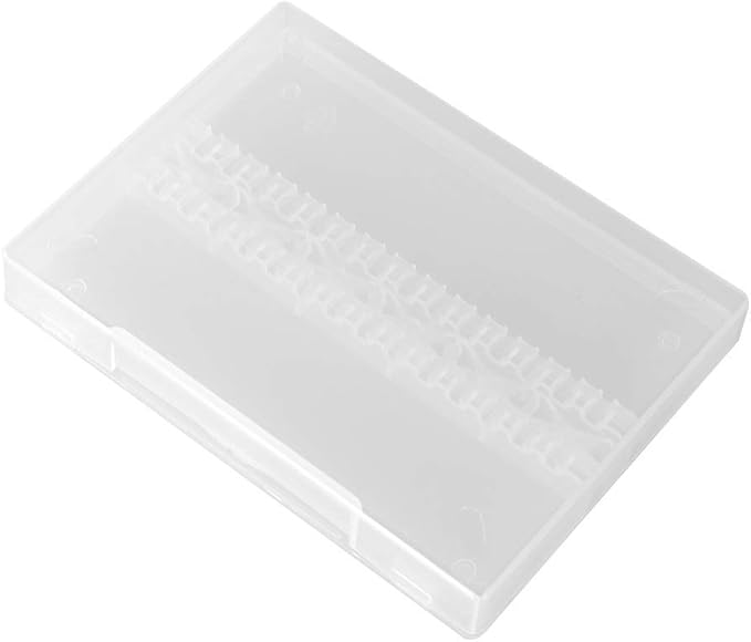 TOPINCN Nail Drill Bit Holder Stand, 14 Holes Display Organizer Case for Manicure Tools, Home and Salon Use