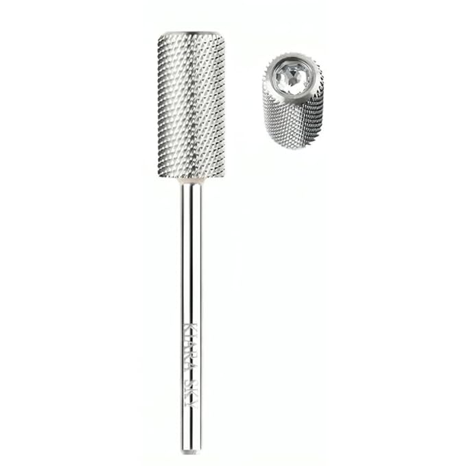 Kiara Sky Large Barrel Fine Universal Nail Drill Bit for E-file | with Safety Edge for Cuticle and Nails Care | Non-Coated