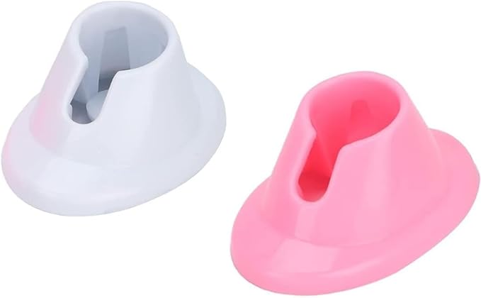 2pcs Soft Rubber Nail Polish Bottle Holder Stand Anti-Spill Nail Art Organizer Display Manicure Tools for Nail Art Salon Durable Design Nail Polish