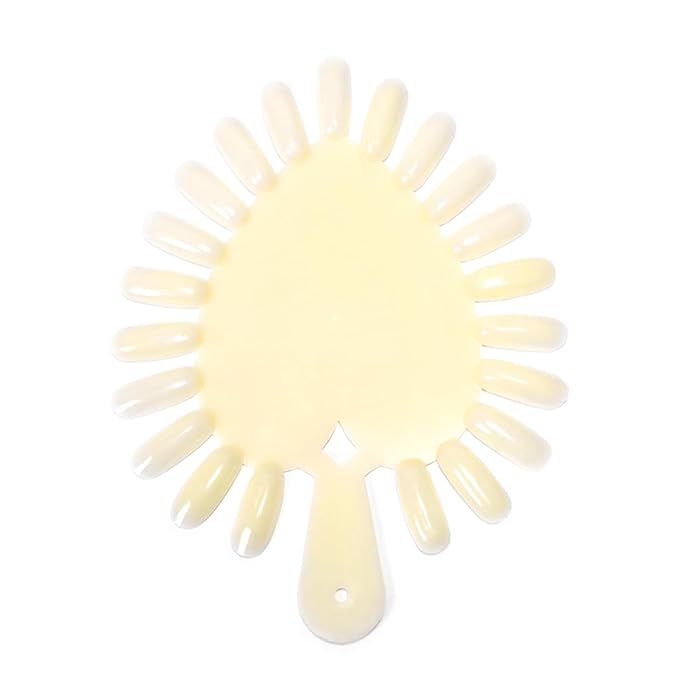 KADS Nature False Nail Polish Display Wheel Acrylic Gel Practice Tips Nail Wheel Art Plastic Nail DIY Tool