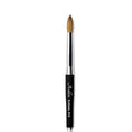100% pure Kolinsky Round Head Acrylic nail art brush black metal handle for Professional Manicure DIY Home Salon（#12#14#16#18） (#16)