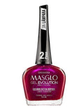 MASGLO GEL EVOLUTION Nail Polish Gel Effect, No UV/Led Lamp Required, Duration up to 12 day, 1 peice color Gel sin necesidad de lampara UV/Led, hasta 12 dias de duracion (CARISMATICA)