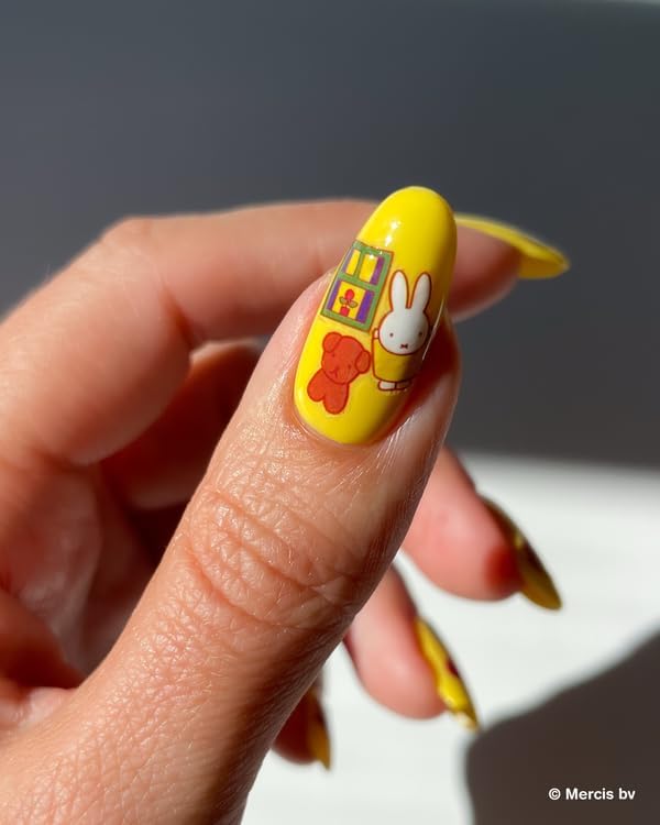 Deco Beauty Miffy at Home -Super Thin & Easy-to-Apply Nail Art with The Cutest Designs-Durable & Long-Lasting Nail Art Stickers and Decals for Women, for DIY at-Home Manicures & Salon-Quality Nails